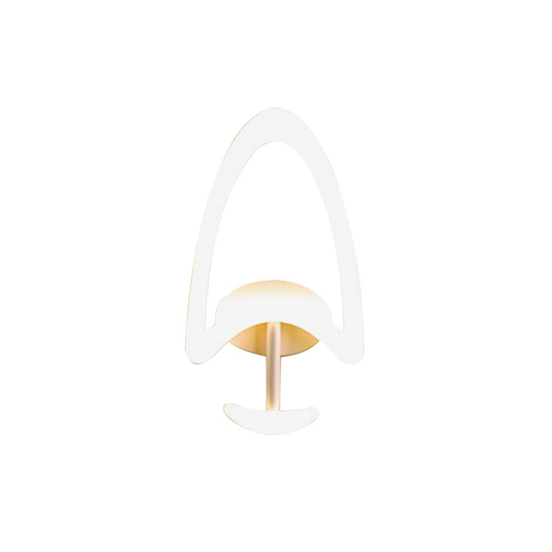 Sikunuo | Minimalistic Tree-Shaped Acrylic Wall Lamp LED Wall Light for Warm/White Light for Bedroom