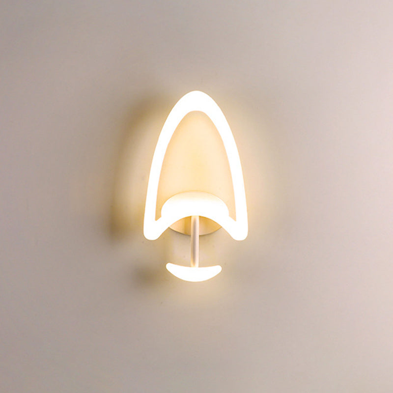 Sikunuo | Minimalistic Tree-Shaped Acrylic Wall Lamp LED Wall Light for Warm/White Light for Bedroom