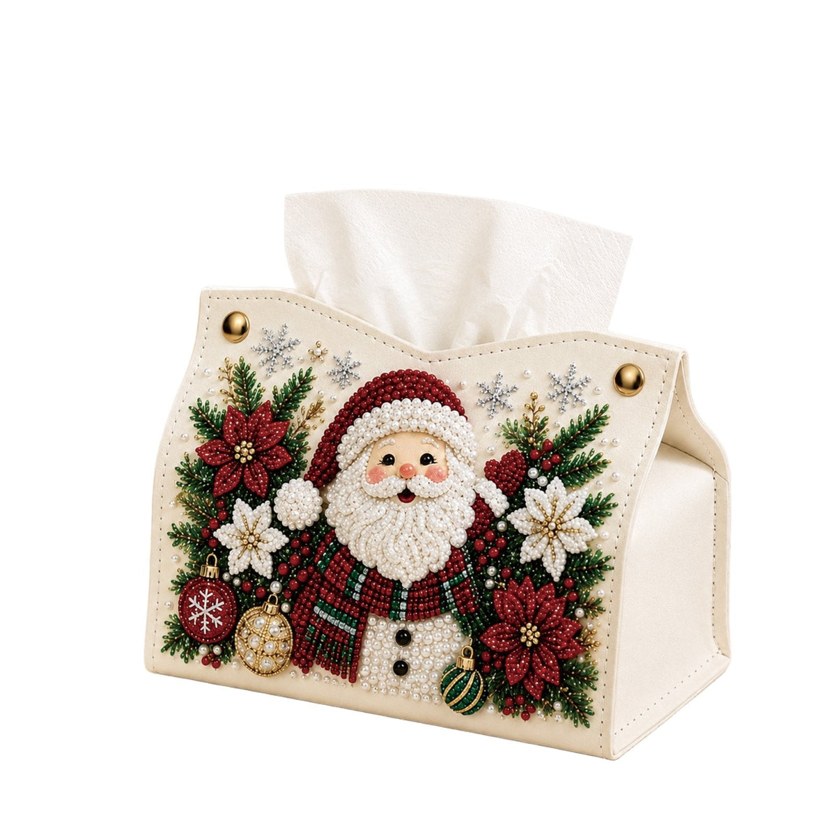 DIY Christmas Diamond Painting Tissue Box