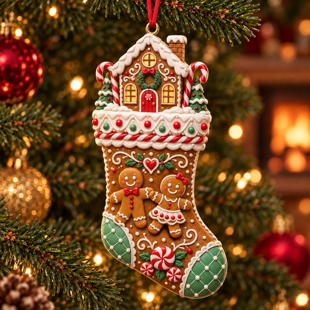 Christmas Storybook Stocking Ornaments