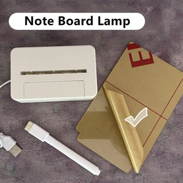Sikunuo | Creative Note Board Led Table Lamp