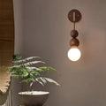 GlowHaven – Walnut & Brass Accent Wall Light