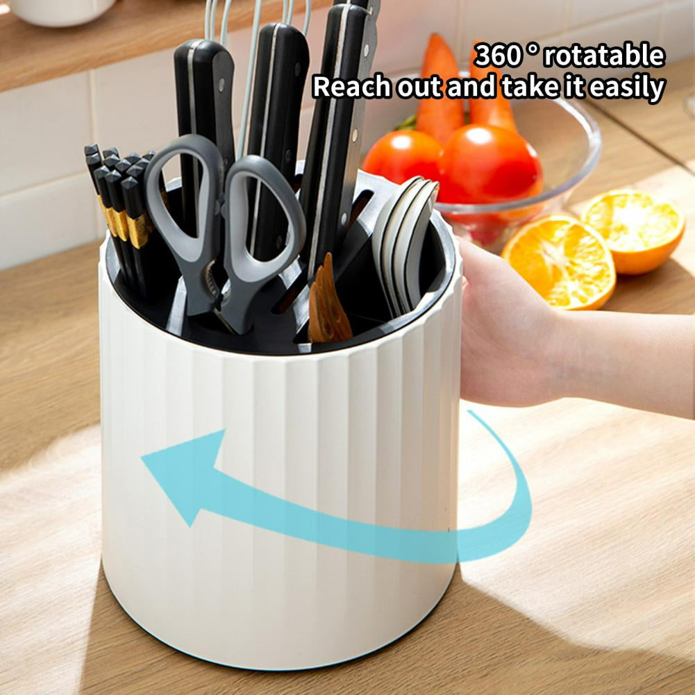 Sikunuo | Easy Storage Cylinder Kitchen Silverware Holder