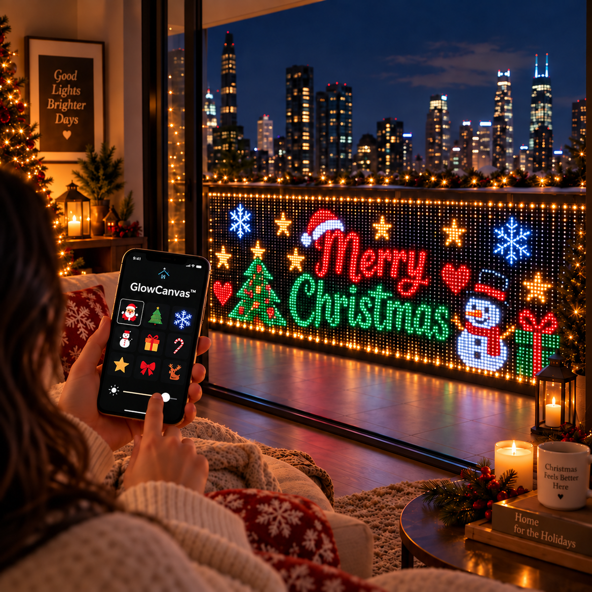 ✨ Smart Pixel Curtain Lights – App-Controlled LED Display