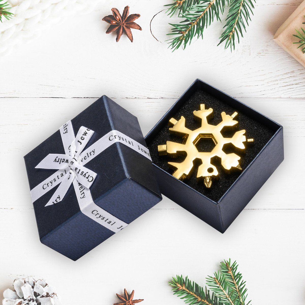 Sikunuo | Snowflake - MultiTool 18-in-1 Stainless Steel Portable for Outdoor Adventures