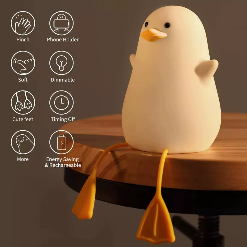Sikunuo | Charming Duck Soft Glow LED Desk Lamp