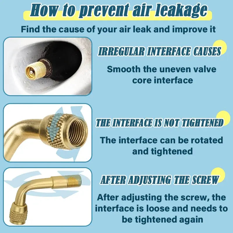 Sikunuo | Angled Brass Valve Extensions for Vehicles