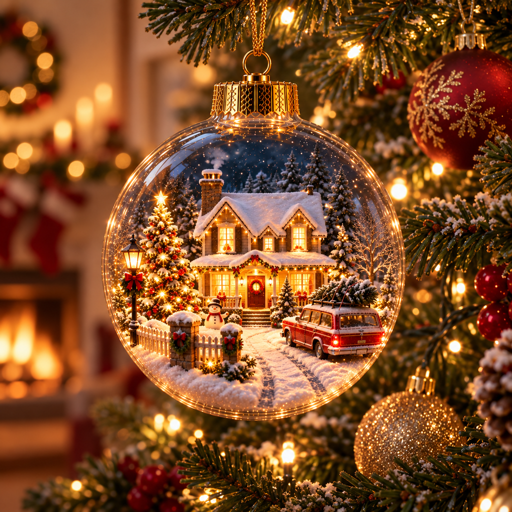 The Christmas We Remember – Light-Up Story Ornament