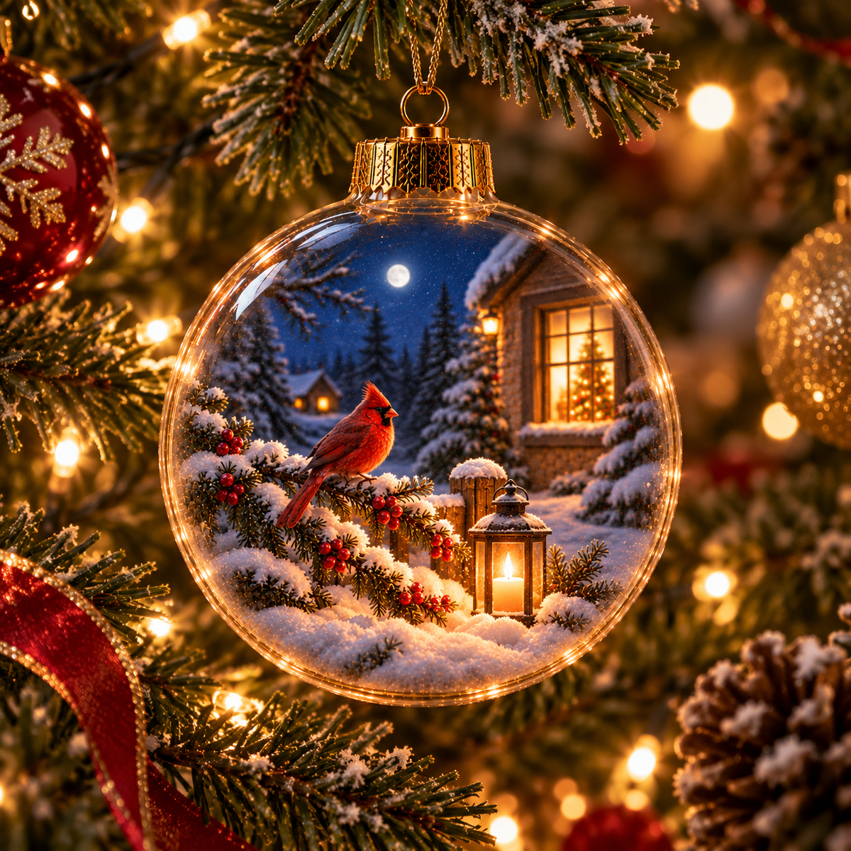 A Light Still Shines – Light-Up Christmas Remembrance Ornament