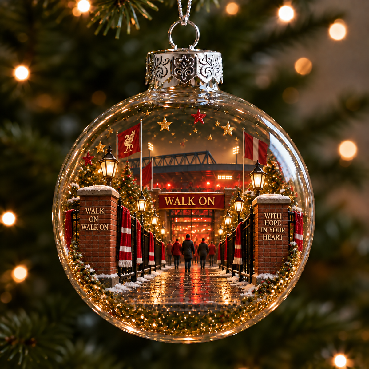 Light-Up Football Heritage Ornament