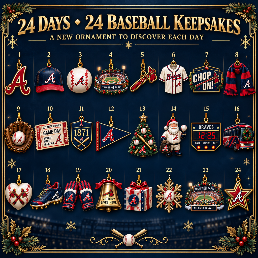 Chop On! Baseball Christmas Advent Calendar