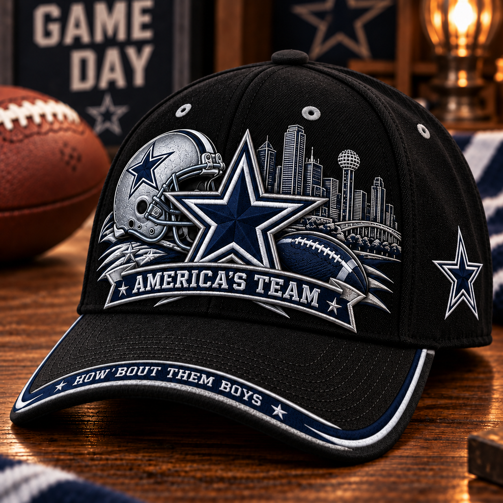 America’s Team How ’Bout Them Boys Football Fan Cap