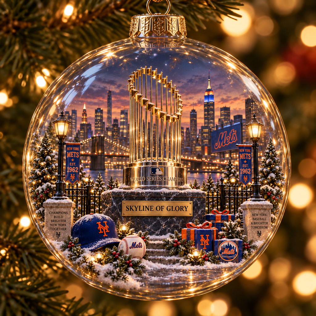 Baseball Brings Us Together — Light-Up Baseball Ornament