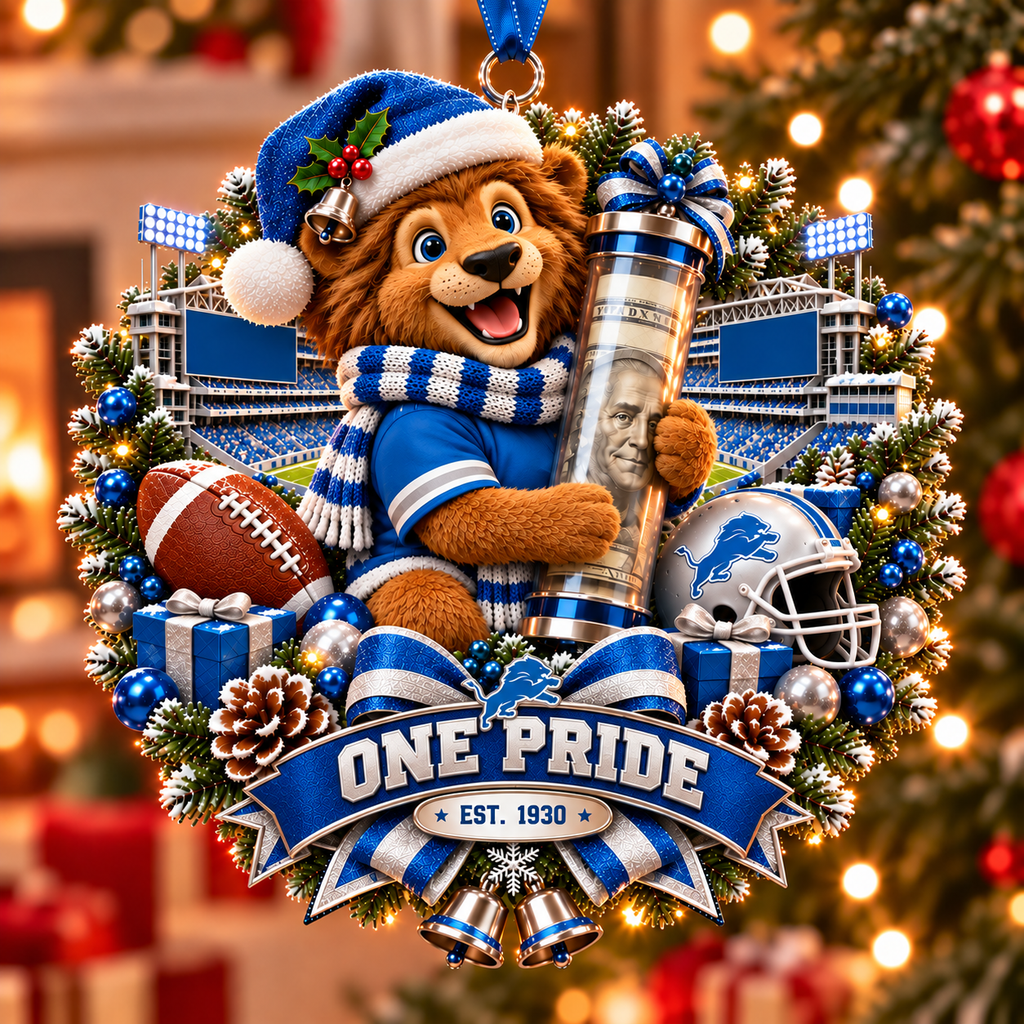 Football Team Money Surprise Ornament