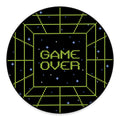 8-Bit Game Over Print Round Floor Mat
