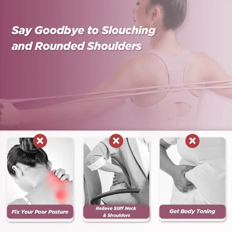 Sikunuo | 8-shaped resistance band – strengthens chest & corrects your posture