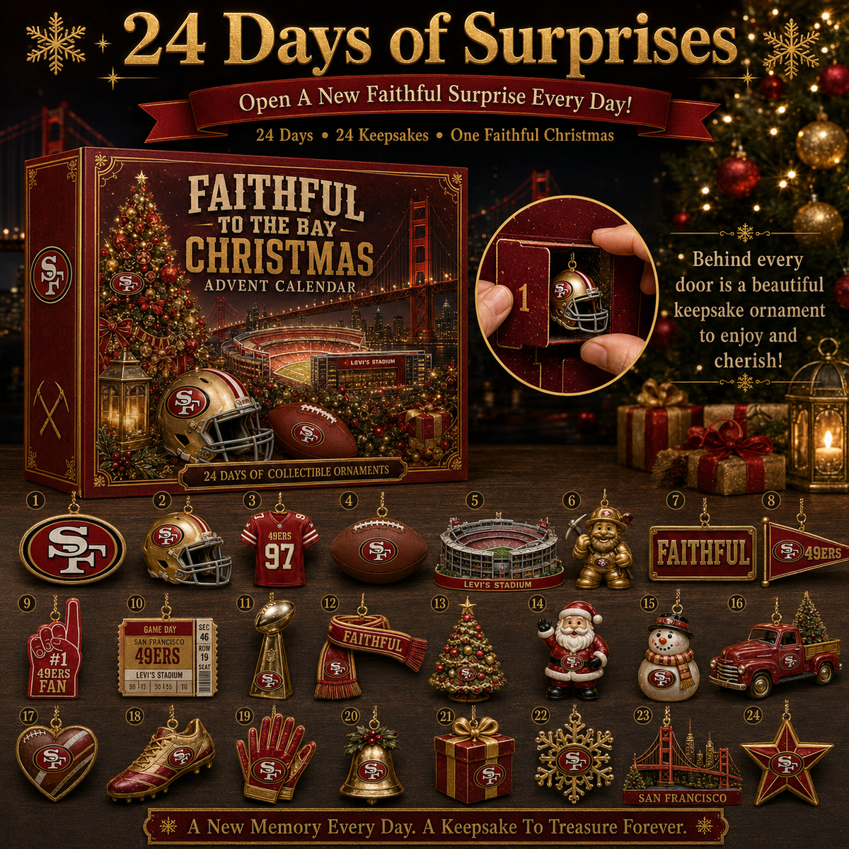 Faithful to the Bay Football Christmas Advent Calendar