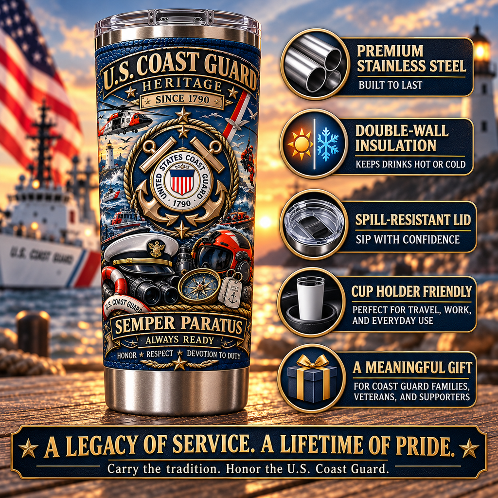 U.S. Coast Guard Heritage Insulated Travel Tumbler