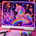 7-Color LED Acrylic Drawing Board – Large