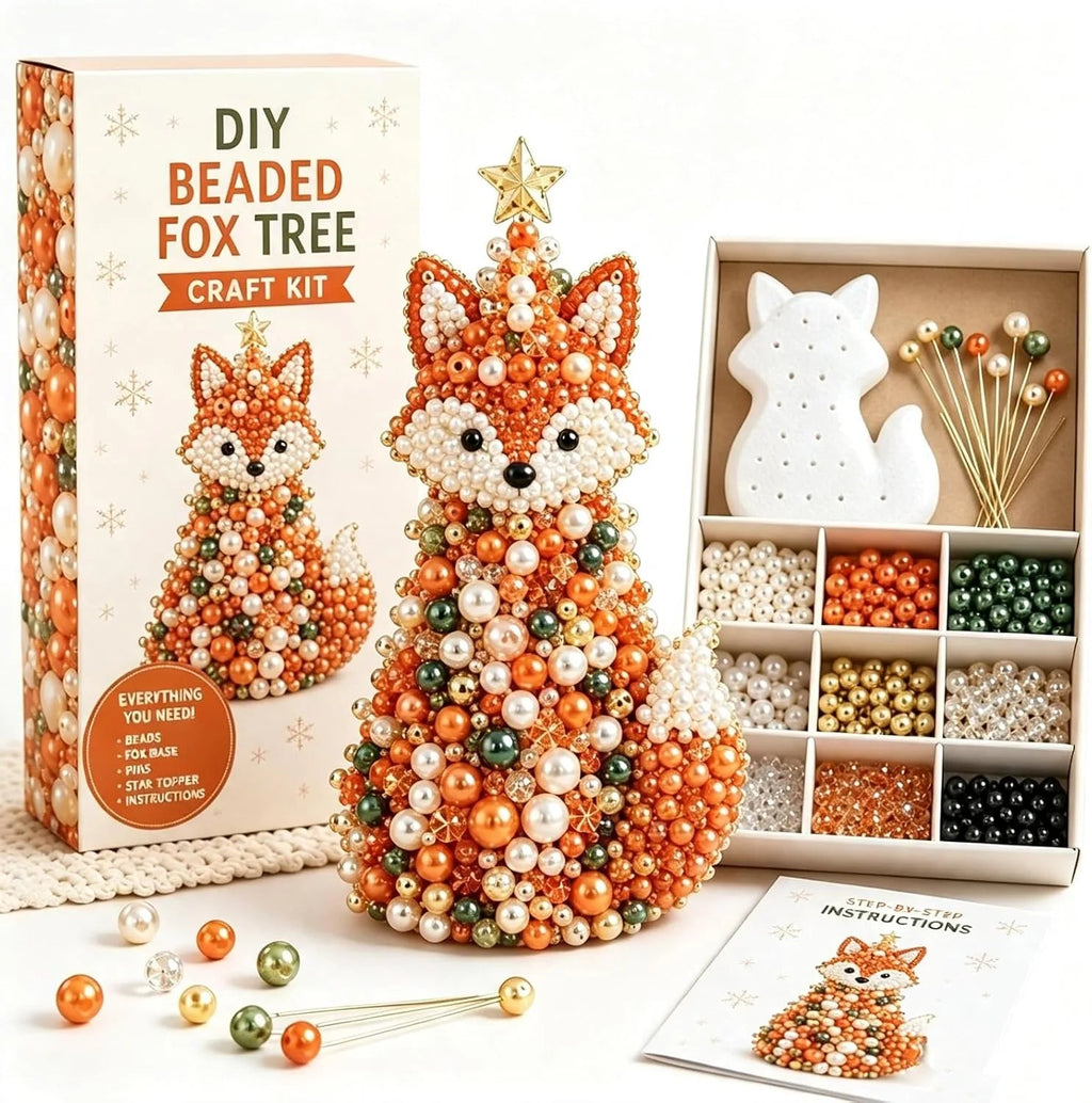 DIY Beaded Animal Christmas Tree Ornament Kit – 9 Designs