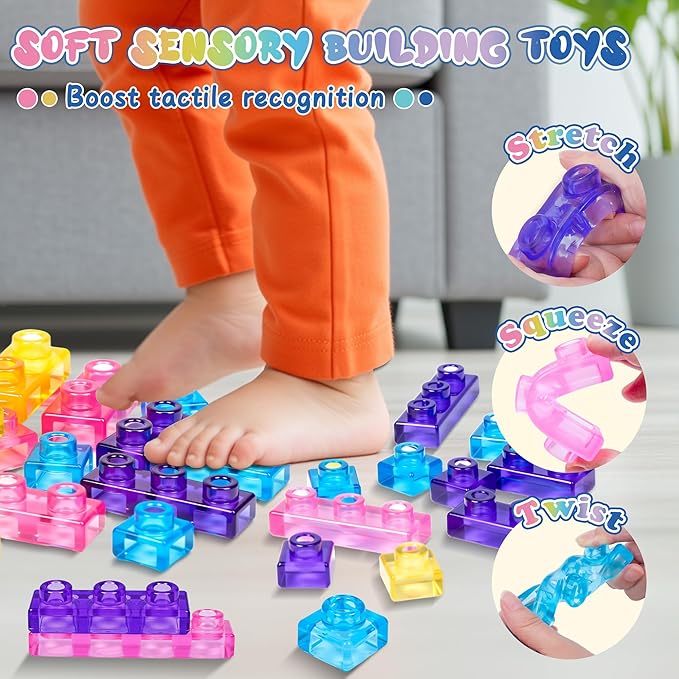 Magic Gummy Bloc Squishy Building Blocks Toy