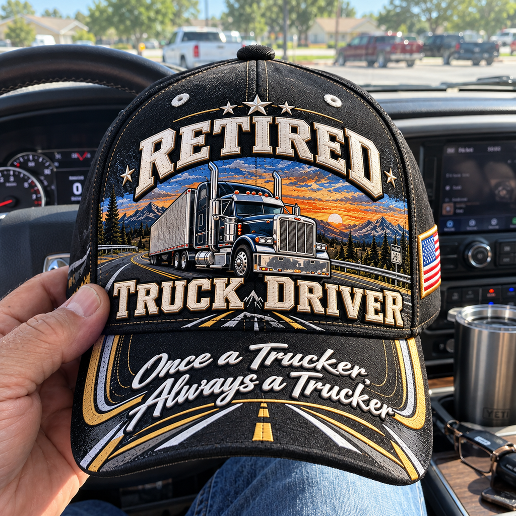 Retired Truck Driver Baseball Cap