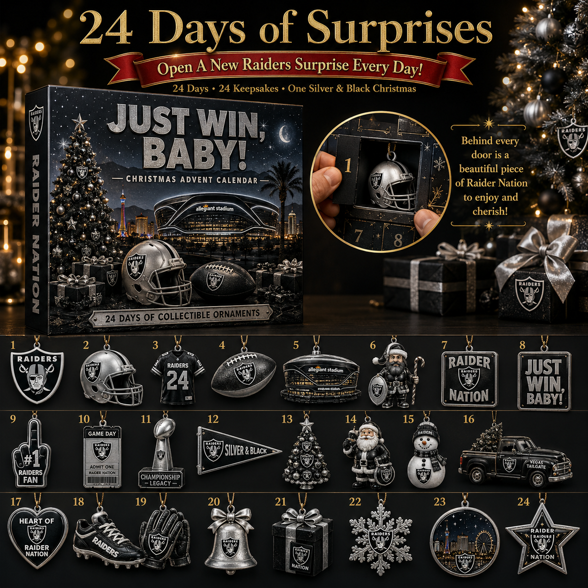 Just Win, Baby! Football Christmas Advent Calendar