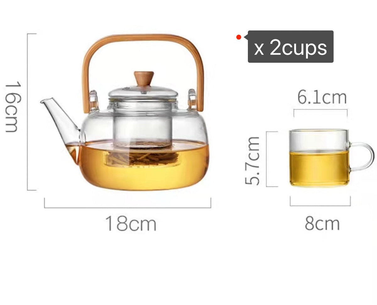 Sikunuo | Meditative Eastern Style Heat Resistant Teapot