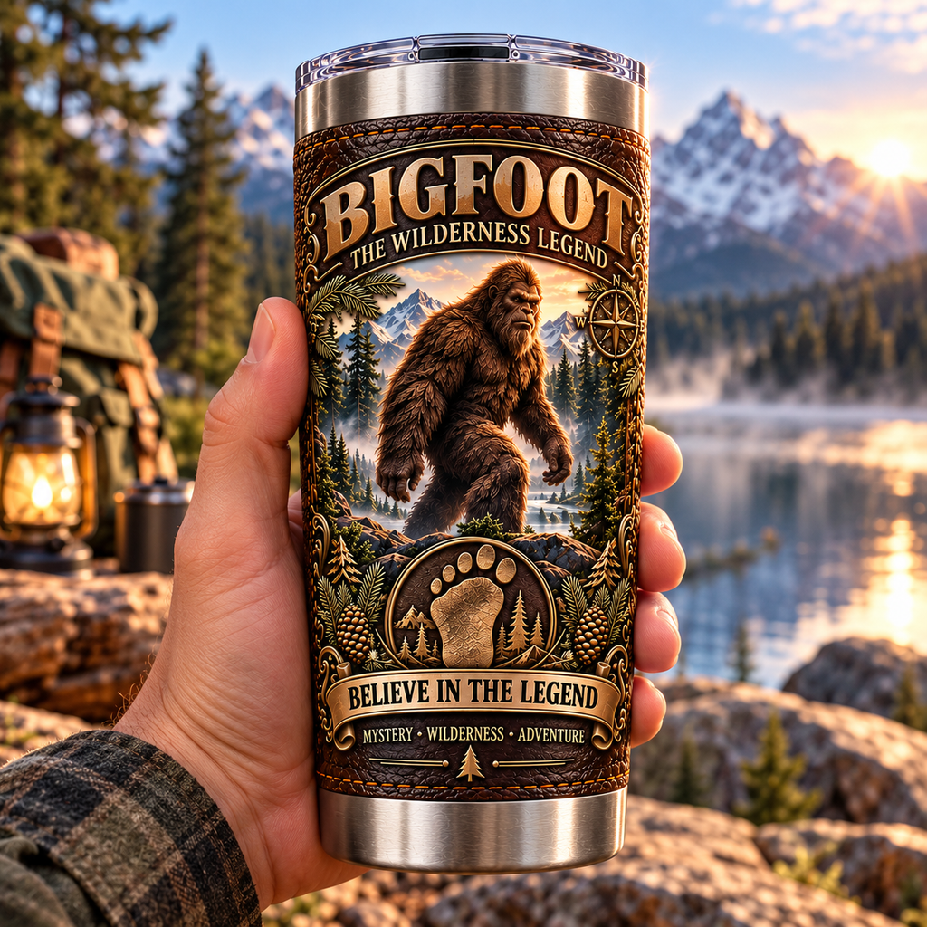 Bigfoot Wilderness Heritage Insulated Travel Tumbler
