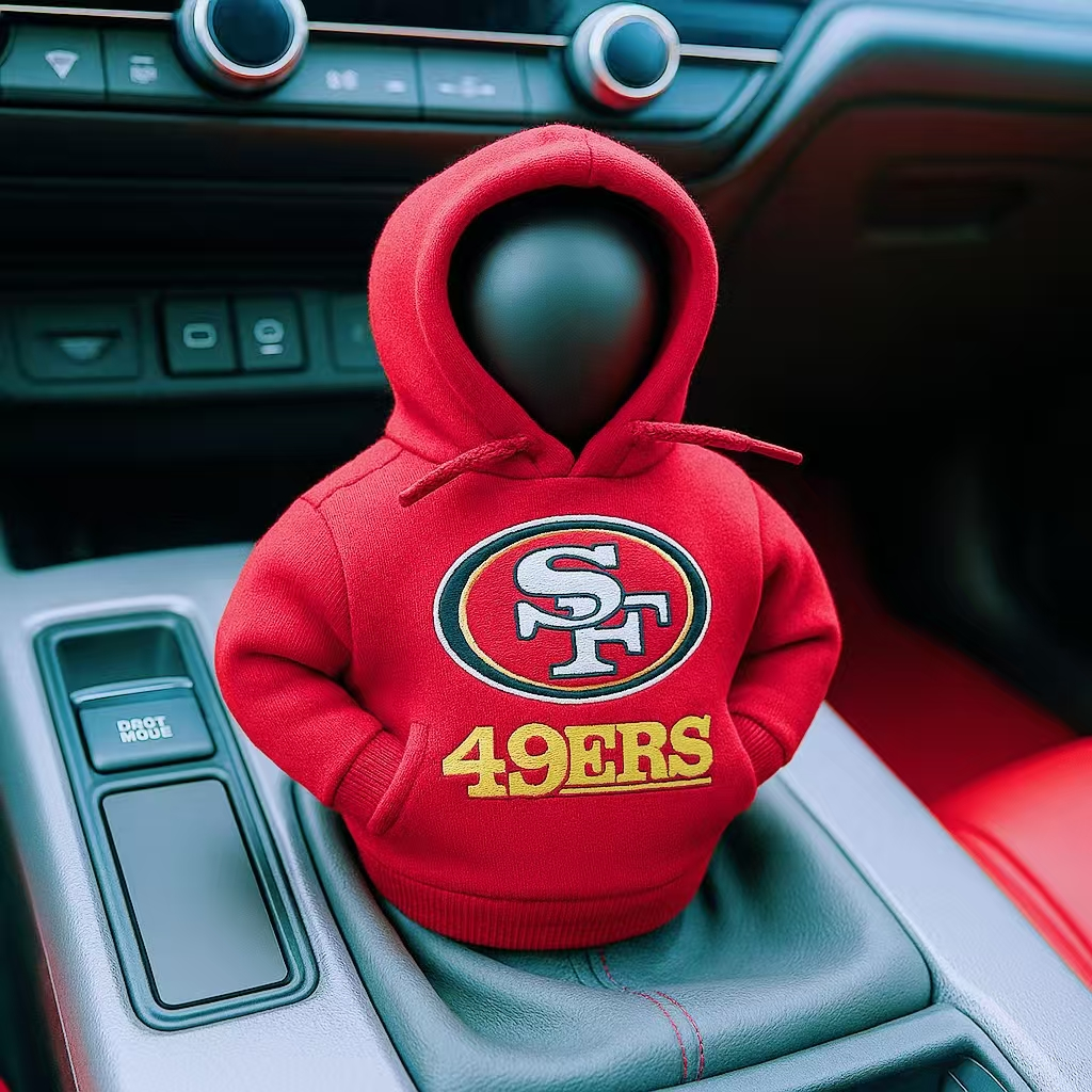 Football Team Car Gear Shift Hoodie Cover Collection