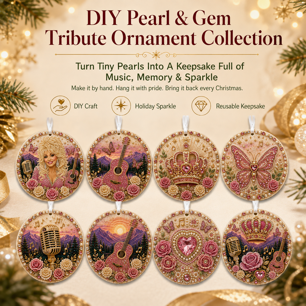 Forever In Song DIY Pearl & Gem Memorial Ornament Collection