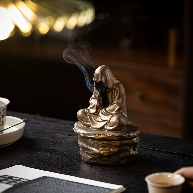 Sikunuo | Silent Monk Backflow Ceramic Incense Burner