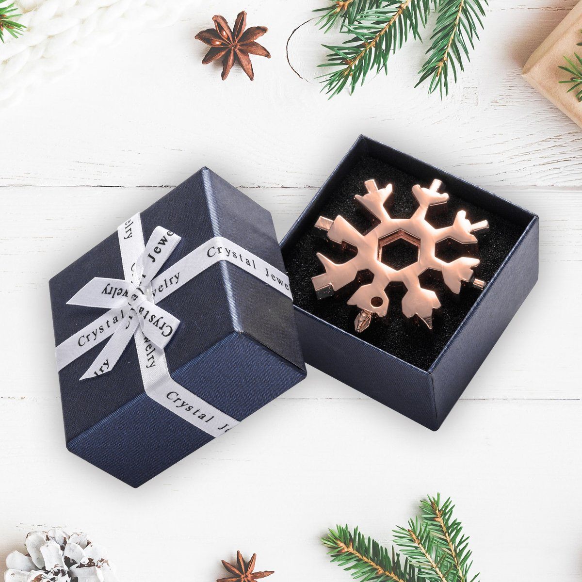 Sikunuo | Snowflake - MultiTool 18-in-1 Stainless Steel Portable for Outdoor Adventures