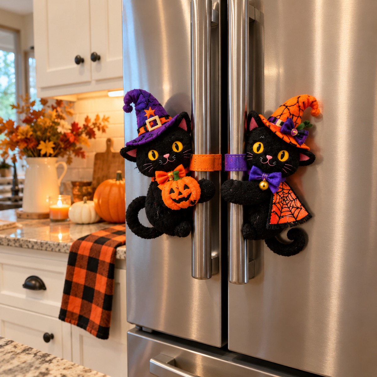 Halloween Handle Huggers – Plush Fridge & Rail Decor