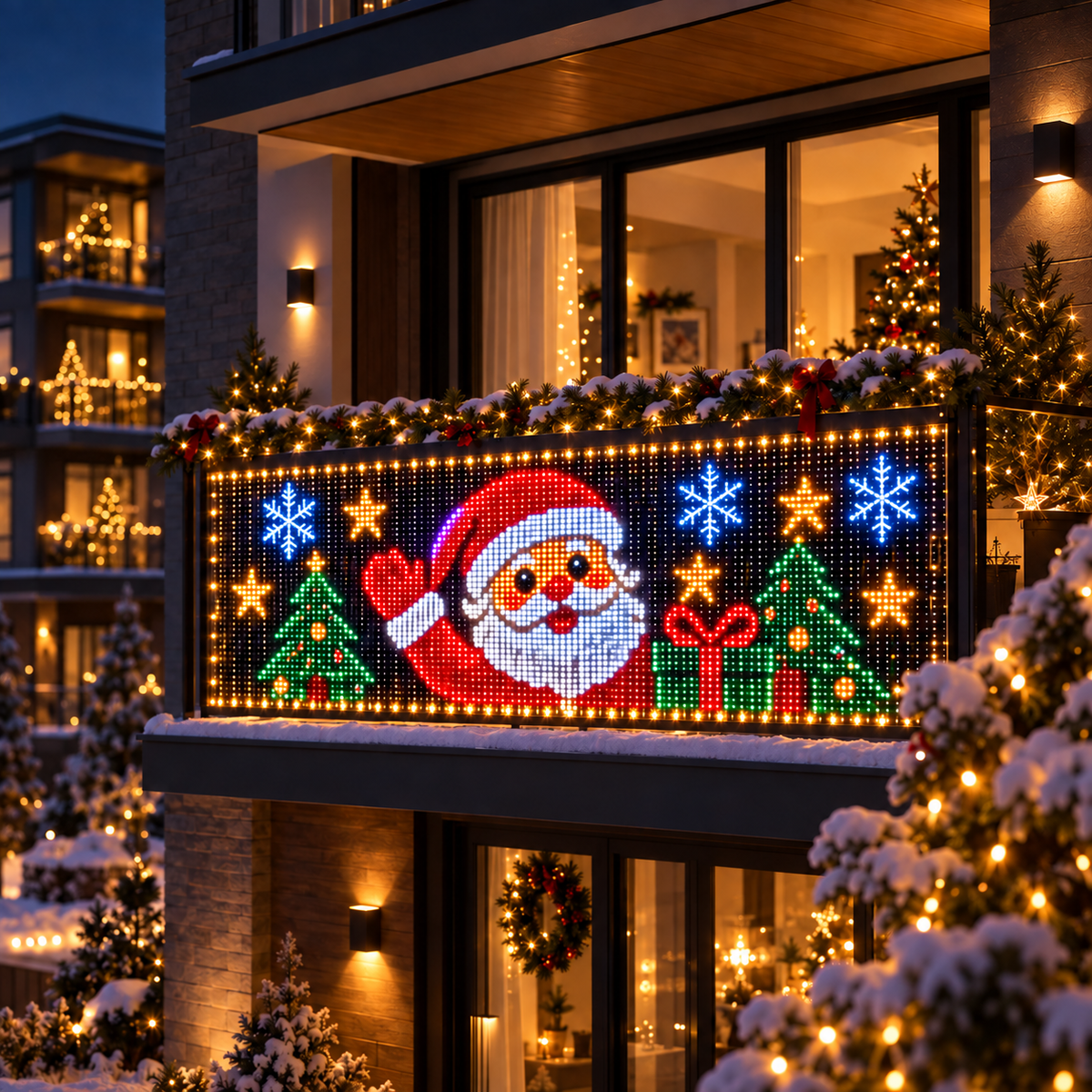 ✨ Smart Pixel Curtain Lights – App-Controlled LED Display