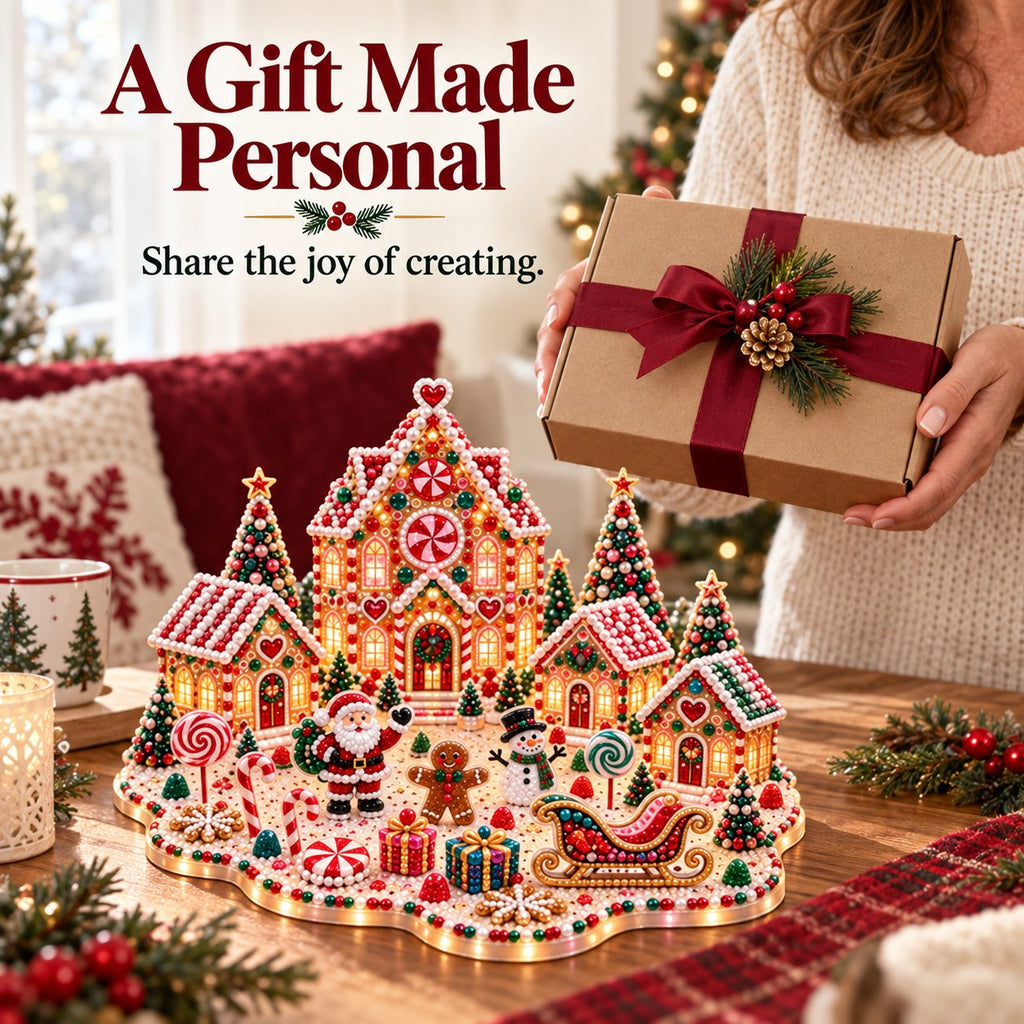 Magical Christmas Village – DIY Gemstone Kit
