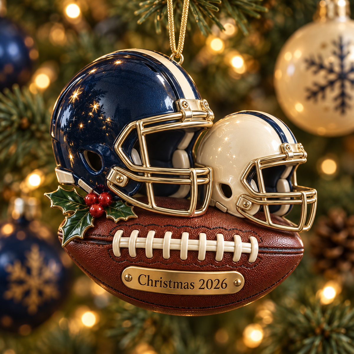2026 Touchdown Christmas Ornaments