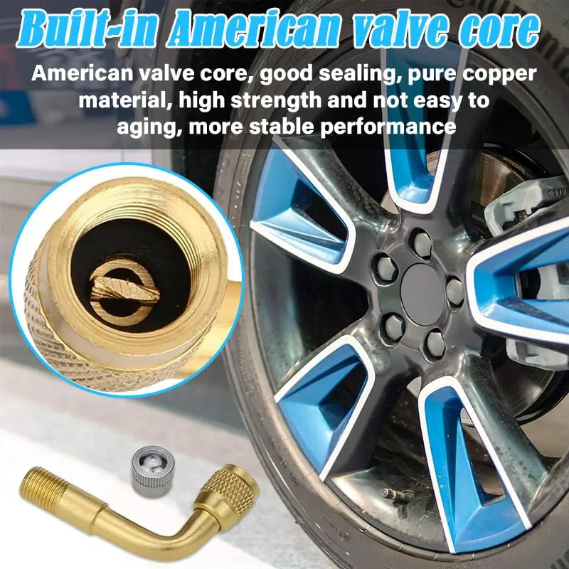 Sikunuo | Angled Brass Valve Extensions for Vehicles