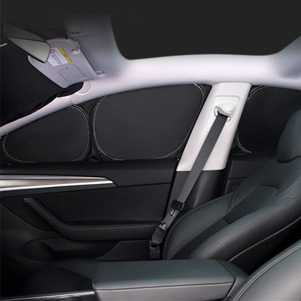 6pcs Set Window Sunshade Covers for Tesla Model S