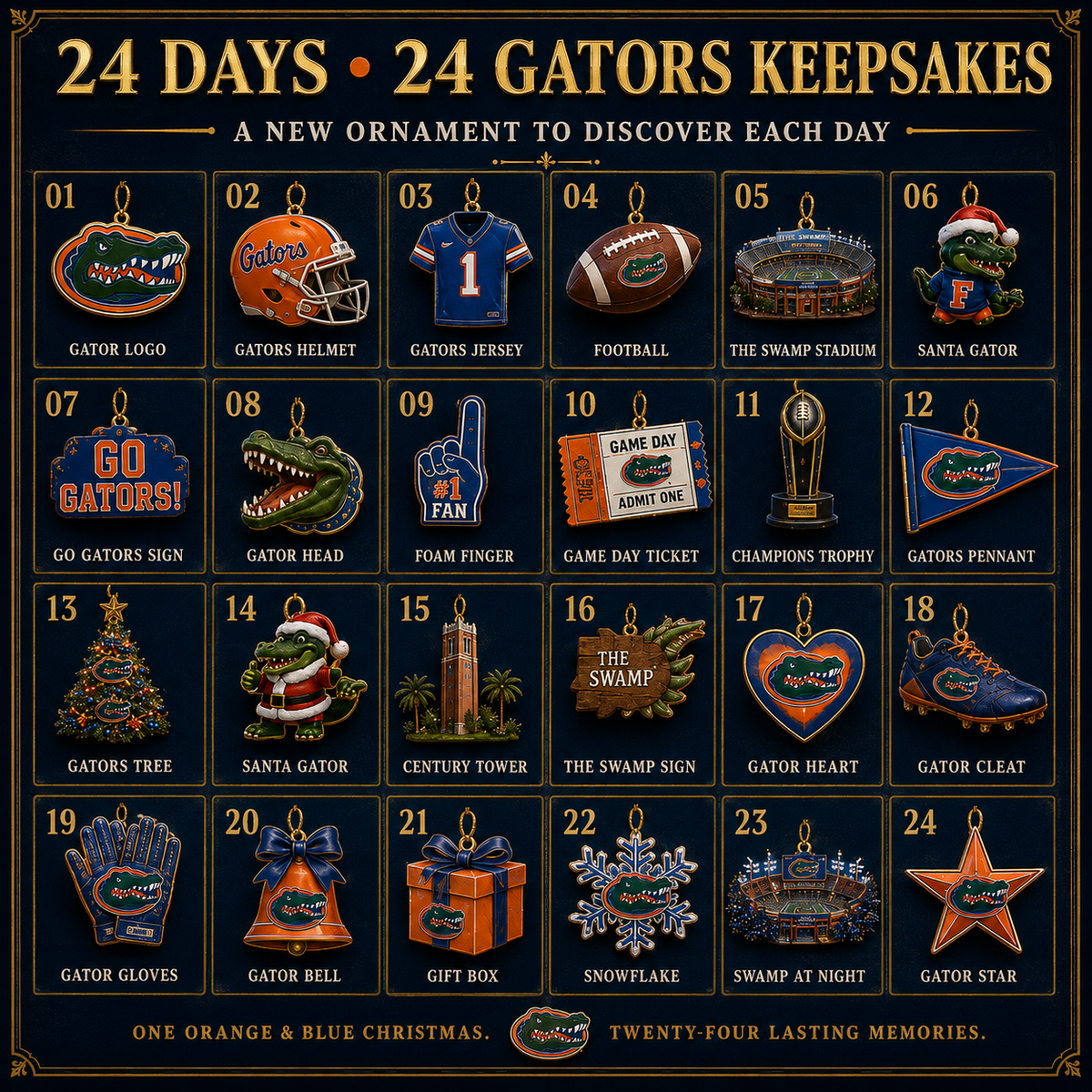 Go Gators! Football Christmas Advent Calendar