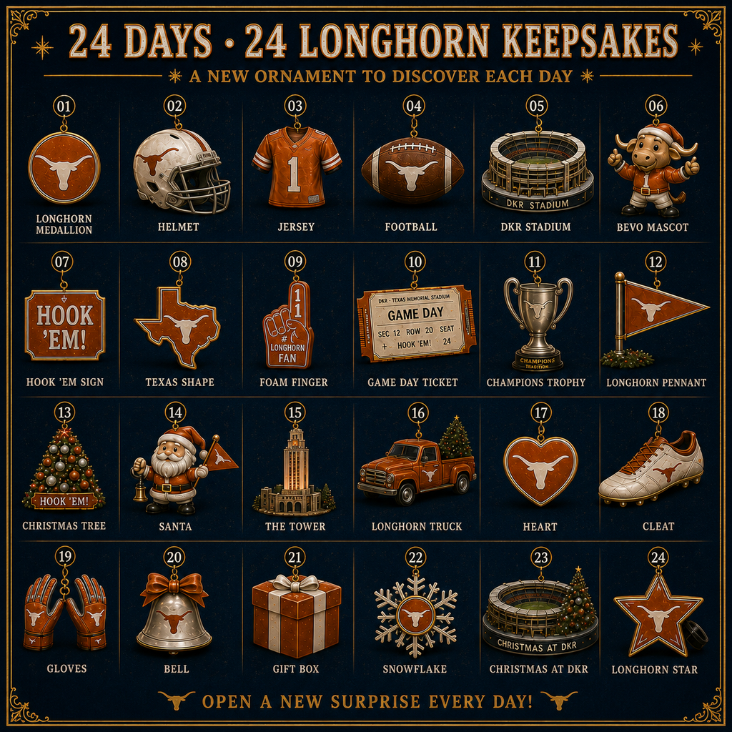 Hook ’Em! Football Christmas Advent Calendar