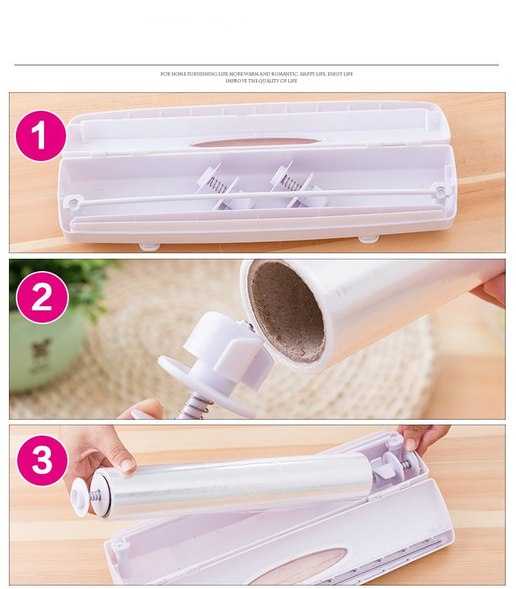 Sikunuo | Wraptastic Plastic Food Wrap Dispenser Gadget