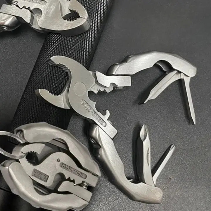 Sikunuo | 9-in-1 Stainless Steel Multi-Function Pliers – Compact & Versatile