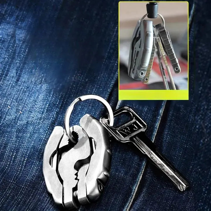 Sikunuo | 9-in-1 Stainless Steel Multi-Function Pliers – Compact & Versatile