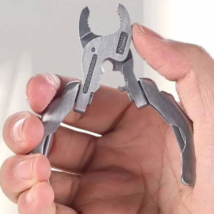 Sikunuo | 9-in-1 Stainless Steel Multi-Function Pliers – Compact & Versatile