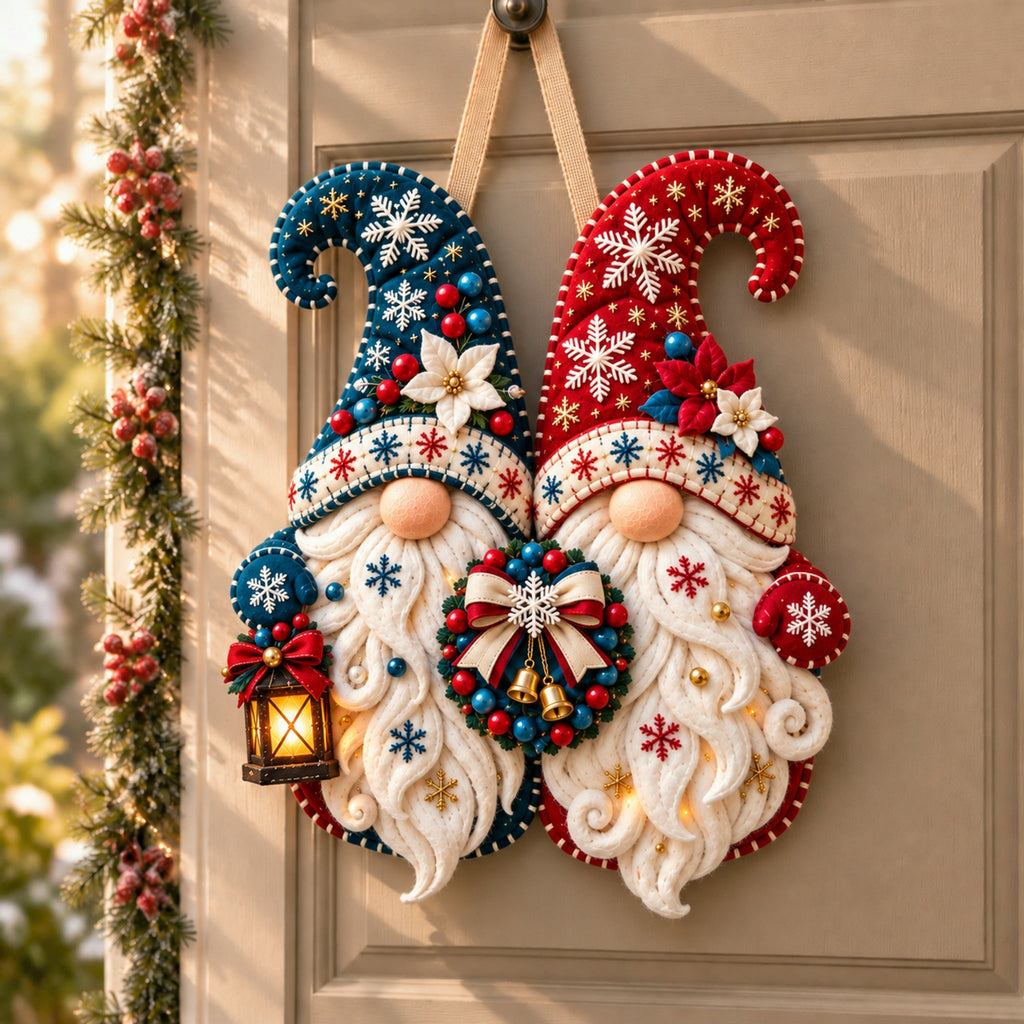 Christmas Gnome Mug Door Hanger