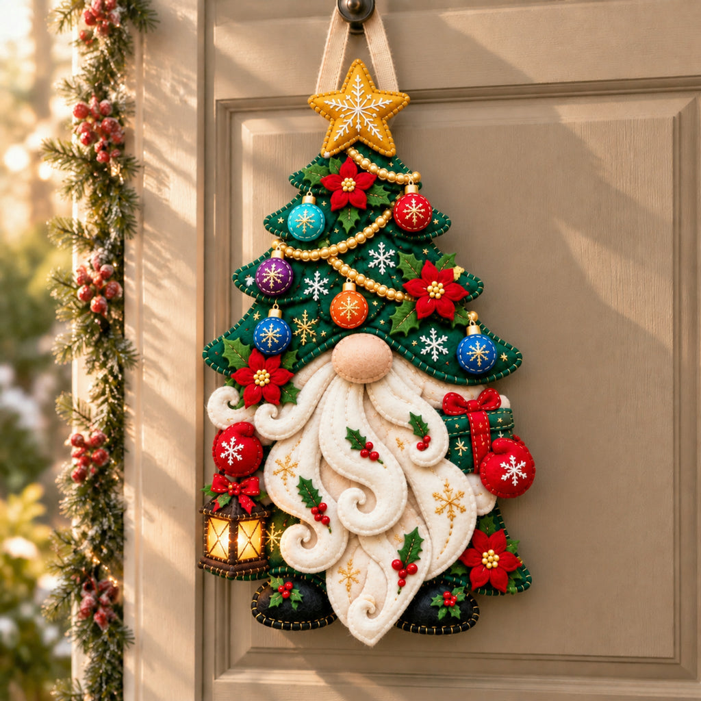 Christmas Gnome Mug Door Hanger