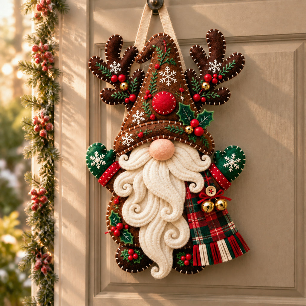 Christmas Gnome Mug Door Hanger