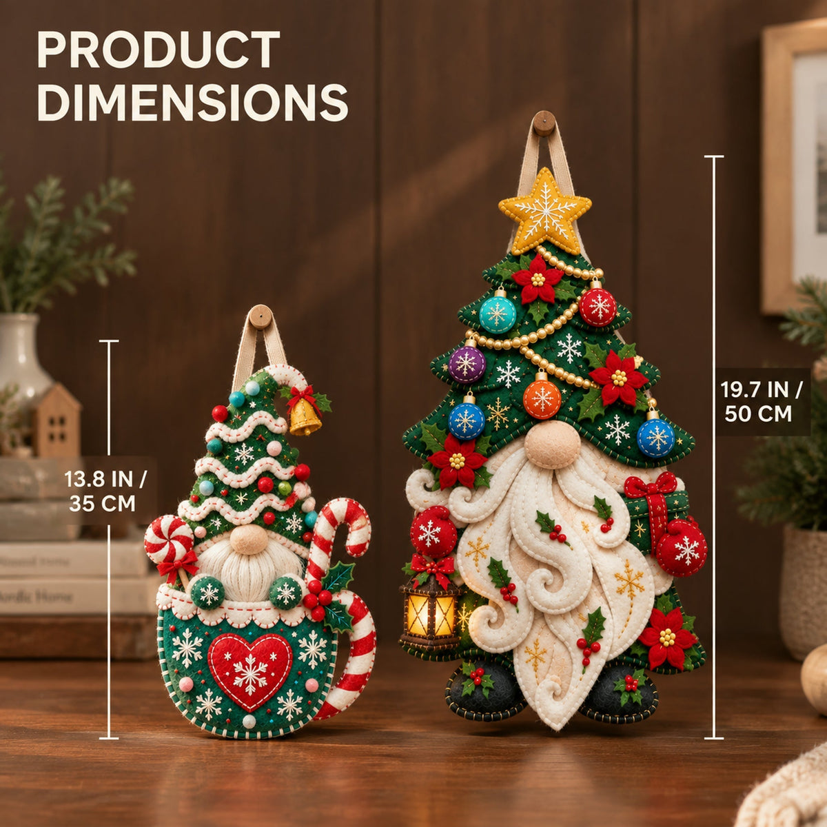 Christmas Gnome Mug Door Hanger