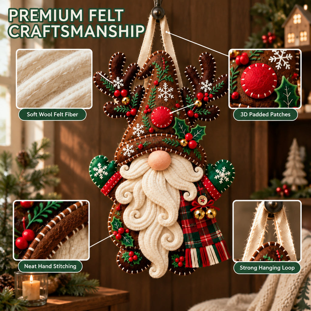 Christmas Gnome Mug Door Hanger